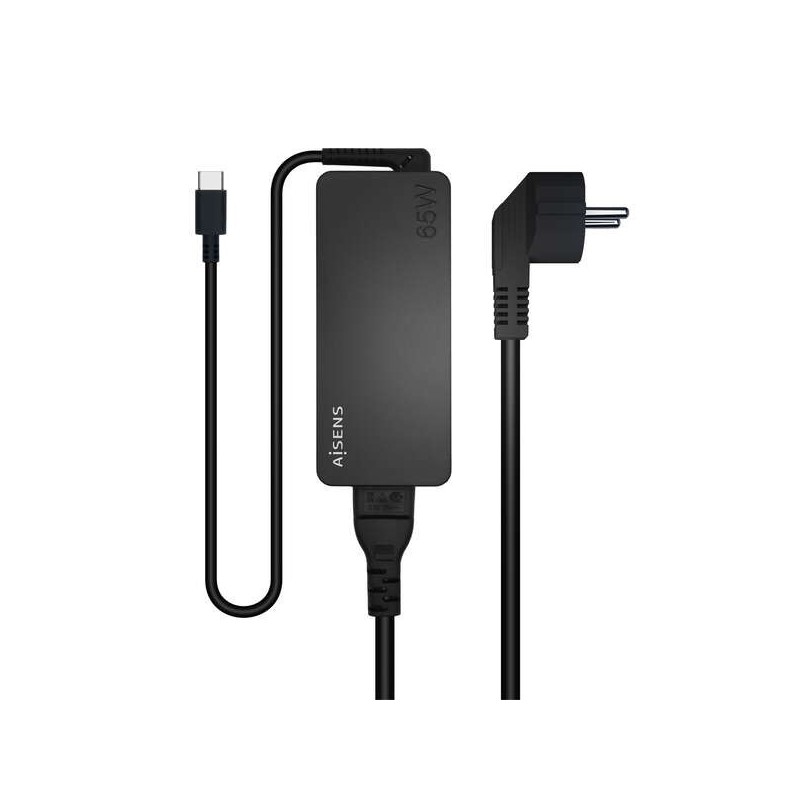 Aisens Cargador 65W PD3.0 1xUSB-C 1.8m - Color Negro Aisens Cargador 65W PD3.0 1xUSB-C 1.8m - Color Negro