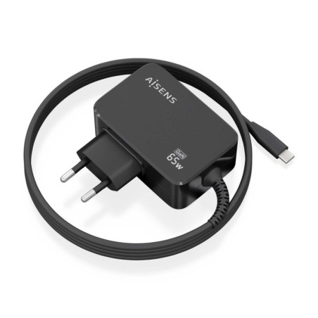 Caricabatterie Aisens GAN 65W PD3.0 1xUSB-C 1,8m