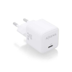 Aisens Cargador Gan 25W - 1xUSB-C PD3.0 QC4.0 - Color Blanco
