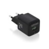 Caricabatterie Aisens Gan 25W - 1xUSB-C PD3.0 QC4.0 - 1xUSB-A QC3.0 - Colore Nero