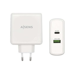 Caricabatterie per smartphone Aisens 48W 1x USB-C PD3.0 30W, 1x USB-A QC3.0 18W