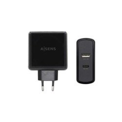 Caricabatterie per smartphone Aisens 57W 1x USB-C PD3.0 45W, 1x USB-A 5V/2.4A 12W