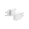 Caricabatterie Aisens GAN 45W - 2xUSB-C PD3.0 QC4.0 - Bianco