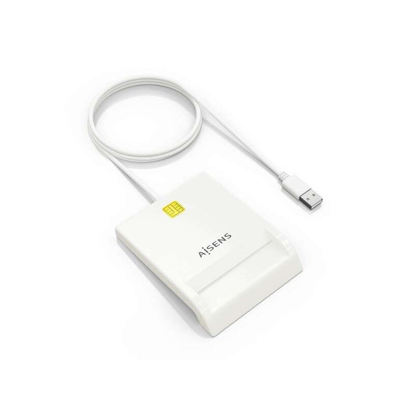 Lettore di smart card Aisens DNI - bianco Lettore di smart card Aisens DNI - bianco
