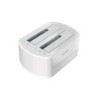 Aisens Dual Bay Docking Station ASDS-D02W SATA 2.5/3.5 a USB 3.0/3.1 Gen1 - Clone - Bianco