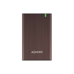 Scatola esterna Aisens 2.5? per dischi rigidi da 9,5 mm SATA I, II e III a USB 3.0/USB 3.1 GEN1 - Colore marrone
