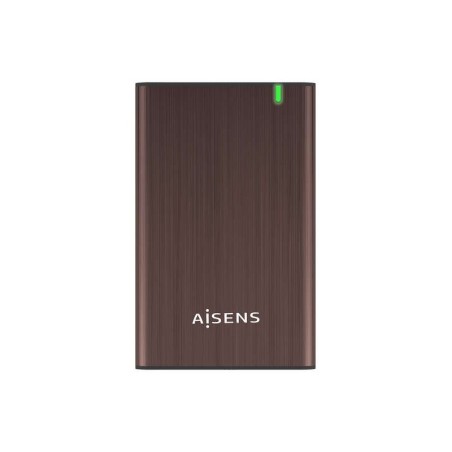 Scatola esterna Aisens 2.5? per dischi rigidi da 9,5 mm SATA I, II e III a USB 3.0/USB 3.1 GEN1 - Colore marrone