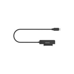 Aisens Adaptador ASE-25C04B SATA a USB-C USB 3.0/USB3.1 Gen1 para Discos Duros 2.5" - Color Negro