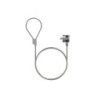 Aisens Cable de Seguridad con Cerradura de Llave para Ordenador, Monitor, Portatil - 1.5m