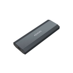 Aisens Box esterno M.2 (NGFF) - SATA/NVMe a USB 3.1 Gen2 - Colore grigio