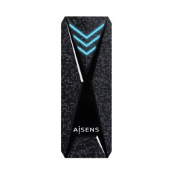 Custodia SSD esterna Aisens M.2 NGFF/NVMe USB-C 3.2 Gen2 - Illuminazione LED RGB