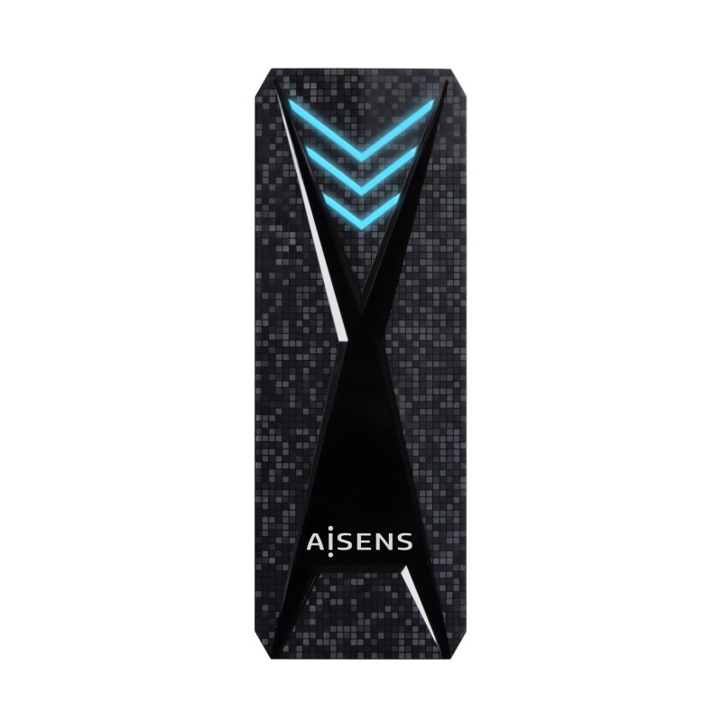Custodia SSD esterna Aisens M.2 NGFF/NVMe USB-C 3.2 Gen2 - Illuminazione LED RGB Custodia SSD esterna Aisens M.2 NGFF/NVMe USB-C 3.2 Gen2 - Illuminazione LED RGB