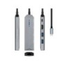Aisens USB-C Dock 5 in 1 - Da USB-C a 1xHDMI - 1xRJ45 - 2xUSB - 1xPD - 15 cm - Colore Grigio