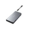 Aisens USB-C Dock 8 en 1 - USB-C a 1xHDMI - 1xRJ45 - 3xUSB-A - 1xUSB-C Datos+PD - 1xSD - 1xMicro SD - 10cm - Color Gris