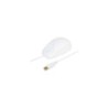 Mouse USB Urban Factory Sanee 800 dpi - 2 pulsanti touch clic e scorrimento - Antibatterico - Cavo da 1,80 m - Colore bianco