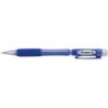 Pentel Fiesta II Portamine HB 0,5 mm con gomma - Include 2 ricariche - Impugnatura in gomma - Design ergonomico - Colore blu 12p