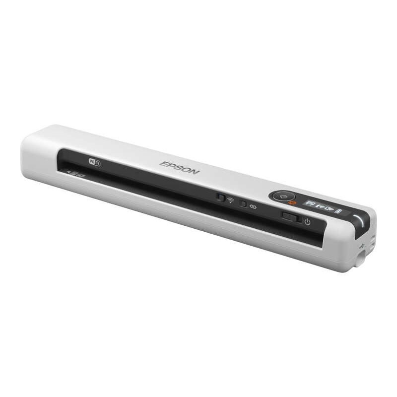 Scanner portatile Epson Workforce DS-80W A4 WiFi 600 dpi - Schermo LCD - Velocità fino a 4 sec. per pagina Scanner portatile Epson Workforce DS-80W A4 WiFi 600 dpi - Schermo LCD - Velocità fino a 4 sec. per pagina