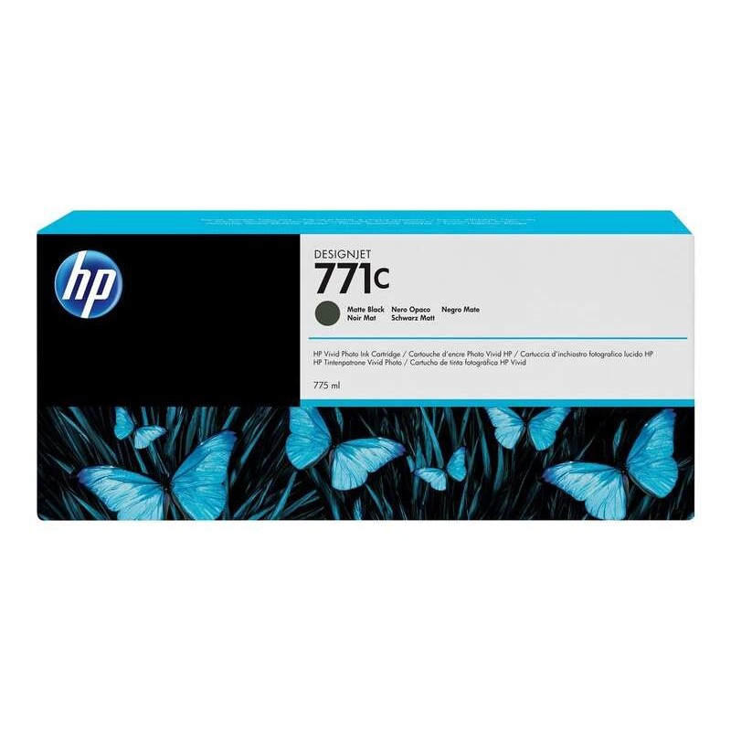 HP 771C Negro Mate Cartucho de Tinta Original - B6Y07A HP 771C Negro Mate Cartucho de Tinta Original - B6Y07A