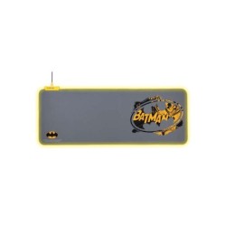 Tappetino per tastiera e mouse FR-TEC Batman XL - Luce LED sui bordi - Design antiscivolo - Diverse modalità di illuminazione