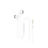 Ksix Auriculares con Cable y Microfono - Color Blanco