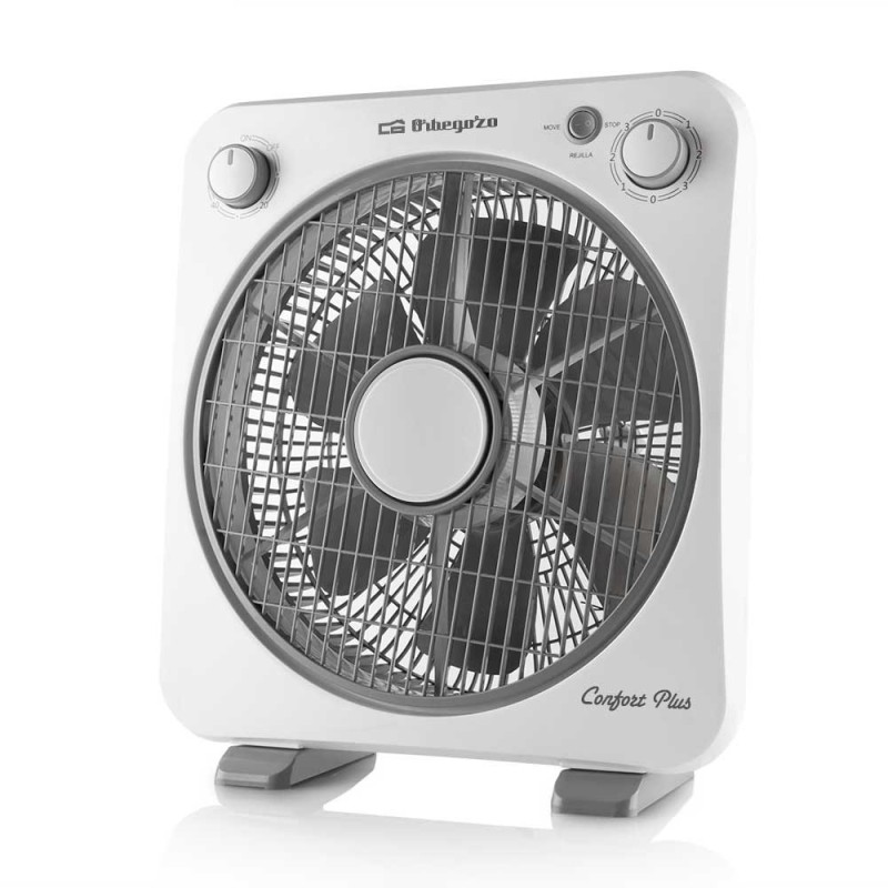 Ventilatore Box Orbegozo BF 0138 - Raffredda e ventila con potenza e silenzio - Portatile e pratico - Timer 60 minuti Ventilatore Box Orbegozo BF 0138 - Raffredda e ventila con potenza e silenzio - Portatile e pratico - Timer 60 minuti