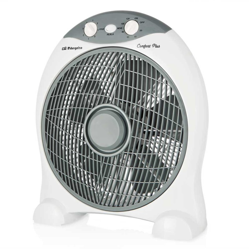 Orbegozo Box Fan BF 1030 Ventilatore rinfrescante portatile - Potente motore da 45 W - Timer 2 ore - Silenzioso e compatto Orbegozo Box Fan BF 1030 Ventilatore rinfrescante portatile - Potente motore da 45 W - Timer 2 ore - Silenzioso e compatto