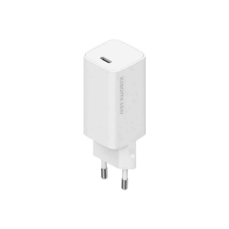 Caricabatterie Rapido Xiaomi Mi USB-C 65W - Tecnologia GaN - Cavo 1m - Colore Bianco Caricabatterie Rapido Xiaomi Mi USB-C 65W - Tecnologia GaN - Cavo 1m - Colore Bianco