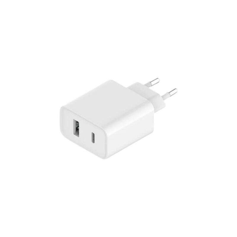 Xiaomi Cargador de Pared para Smartphone 1x USB-C, 1x USB-A 33W - Admite Carga Simultanea - Carga Rapida PD Xiaomi Cargador de Pared para Smartphone 1x USB-C, 1x USB-A 33W - Admite Carga Simultanea - Carga Rapida PD