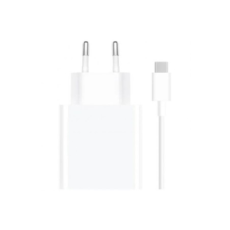 Xiaomi 67W Charging Combo Cargador de Pared para Smartphone USB-A 67W + Cable - Identificacion Inteligente de Dispositivos