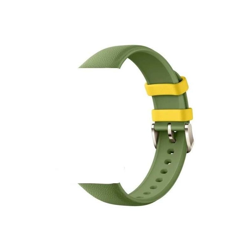 Xiaomi Correa de Silicona para Pulsera de Actividad Mi Smart Band 7 Pro - Textura de Cuero - Color Verde Pino Xiaomi Correa de Silicona para Pulsera de Actividad Mi Smart Band 7 Pro - Textura de Cuero - Color Verde Pino