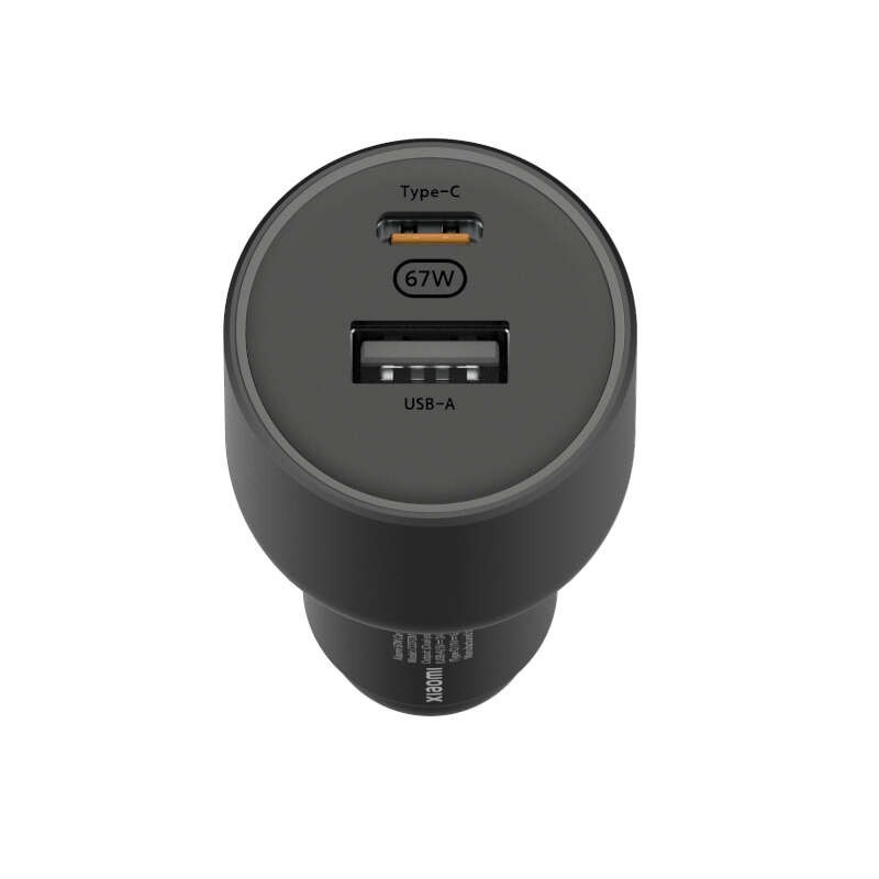 Caricabatteria da auto Xiaomi Caricabatteria da auto 67W - 1x USB-C, 1x USB-A + cavo - Compatibile con ricarica rapida Caricabatteria da auto Xiaomi Caricabatteria da auto 67W - 1x USB-C, 1x USB-A + cavo - Compatibile con ricarica rapida