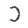 Catena Xiaomi Chain Strap per braccialetto attività Mi Smart Band 8 - Realizzata in pelle e metallo - Colore nero