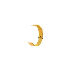 Xiaomi Braided Strap Correa para Pulsera de Actividad Mi Smart Band 8 - Fabricada en Nylon y Cuero - Color Amarillo