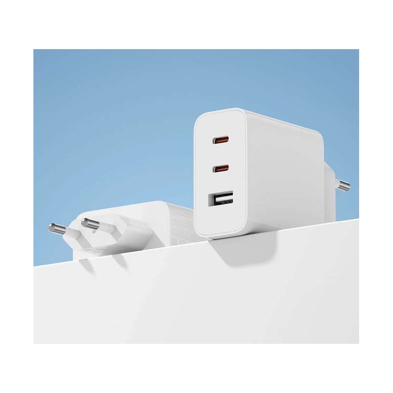 Caricabatterie da Muro Xiaomi 67W GaN 2C1A per Smartphone USB-A 67W + Cavo - Tecnologia GaN - Compatto e Portatile Caricabatterie da Muro Xiaomi 67W GaN 2C1A per Smartphone USB-A 67W + Cavo - Tecnologia GaN - Compatto e Portatile
