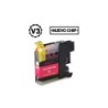 Cartuccia d'inchiostro generica magenta Brother LC123XL/LC121XL - Sostituisce LC123M/LC121M