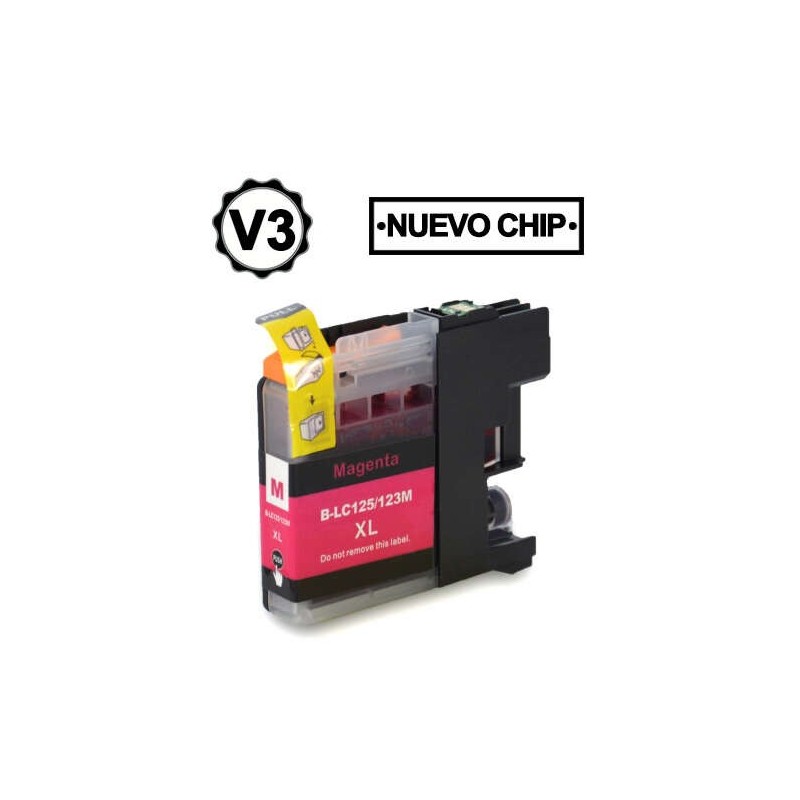 Cartucce d'inchiostro generiche magenta Brother LC125XL - Sostituisce LC125XLM Cartucce d'inchiostro generiche magenta Brother LC125XL - Sostituisce LC125XLM