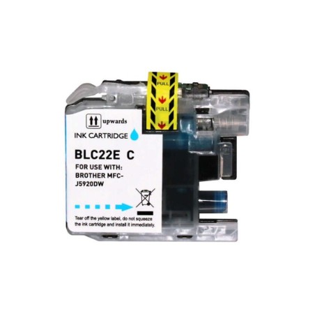 Cartuccia d'inchiostro generica Brother LC22E ciano - Sostituisce LC22EC