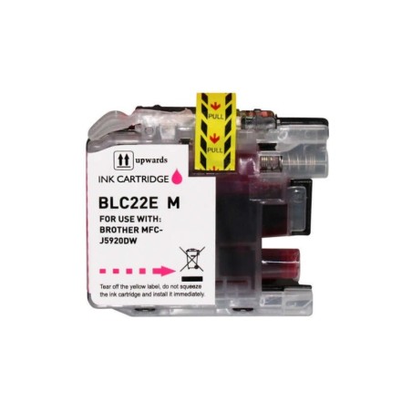 Cartuccia d'inchiostro generica magenta Brother LC22E - Sostituisce LC22EM