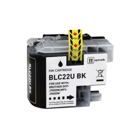 Cartuccia d'inchiostro generica nera Brother LC22U - Sostituisce LC22UBKBP