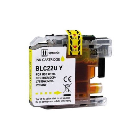 Cartuccia d'inchiostro generica gialla Brother LC22U - Sostituisce LC22UYBP