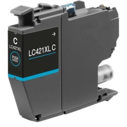 Cartuccia d'inchiostro generica Brother LC421XL ciano - Sostituisce LC421XLC