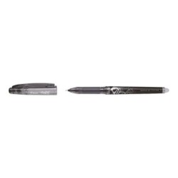 Pilot Boligrafo de Gel Borrable Frixion Point - Punta Fina de Aguja 0.5mm - Trazo 0.25mm - Grip Ergonomico - Color Negro