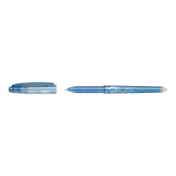 Pilot Boligrafo de gel borrable Frixion Point - Punta fina de aguja 0.5mm - Trazo 0.25mm - Grip ergonomico - Color Azul Claro