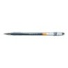 Penna gel Pilot G1 - Ricaricabile - Punta sferica da 0,5 mm - Corsa 0,3 mm - Corpo trasparente - Colore nero 12pz 12pz