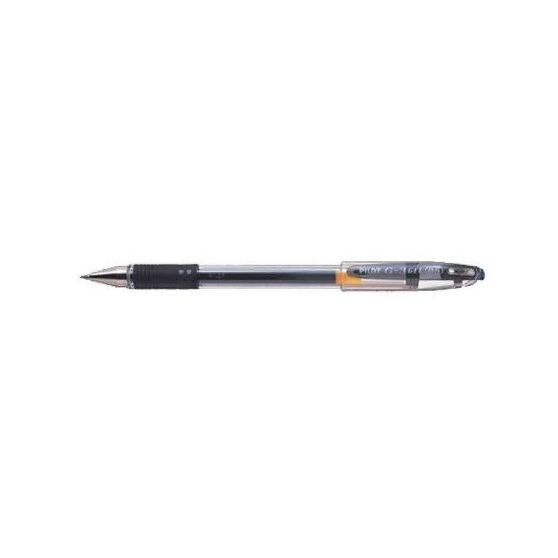 Penna gel Pilot G3 - Punta a sfera tonda 0,5 mm - Corsa 0,3 mm - Colore nero 12pz 12pz Penna gel Pilot G3 - Punta a sfera tonda 0,5 mm - Corsa 0,3 mm - Colore nero 12pz 12pz