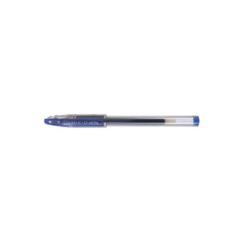 Penna gel Pilot G3 - Punta a sfera tonda 0,5 mm - Corsa 0,3 mm - Colore blu 12pz 12pz Penna gel Pilot G3 - Punta a sfera tonda 0,5 mm - Corsa 0,3 mm - Colore blu 12pz 12pz