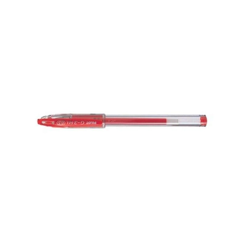 Pilot Boligrafo de Gel G3 - Punta de Bola Redonda 0.5mm - Trazo 0.3mm - Color Rojo Pilot Boligrafo de Gel G3 - Punta de Bola Redonda 0.5mm - Trazo 0.3mm - Color Rojo
