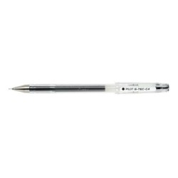 Pilot Boligrafo de Gel G-Tec C4 - Extra Fino - Recargable - Punta de Bola 0.4mm - Trazo 0.2mm - Color Negro