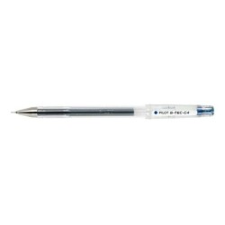 Pilot Boligrafo de Gel G-Tec C4 - Extra Fino - Recargable - Punta de Bola 0.4mm - Trazo 0.2mm - Color Azul