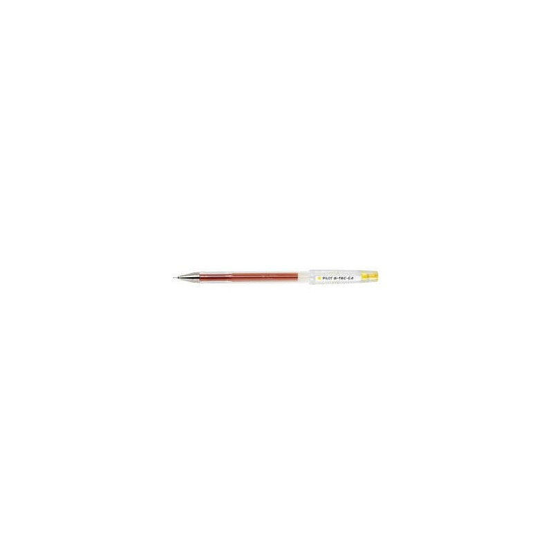Penna gel Pilot G-Tec C4 - Extra fine - Ricaricabile - Punta a sfera da 0,4 mm - Corsa da 0,2 mm - Colore giallo 12pz 12pz Penna gel Pilot G-Tec C4 - Extra fine - Ricaricabile - Punta a sfera da 0,4 mm - Corsa da 0,2 mm - Colore giallo 12pz 12pz